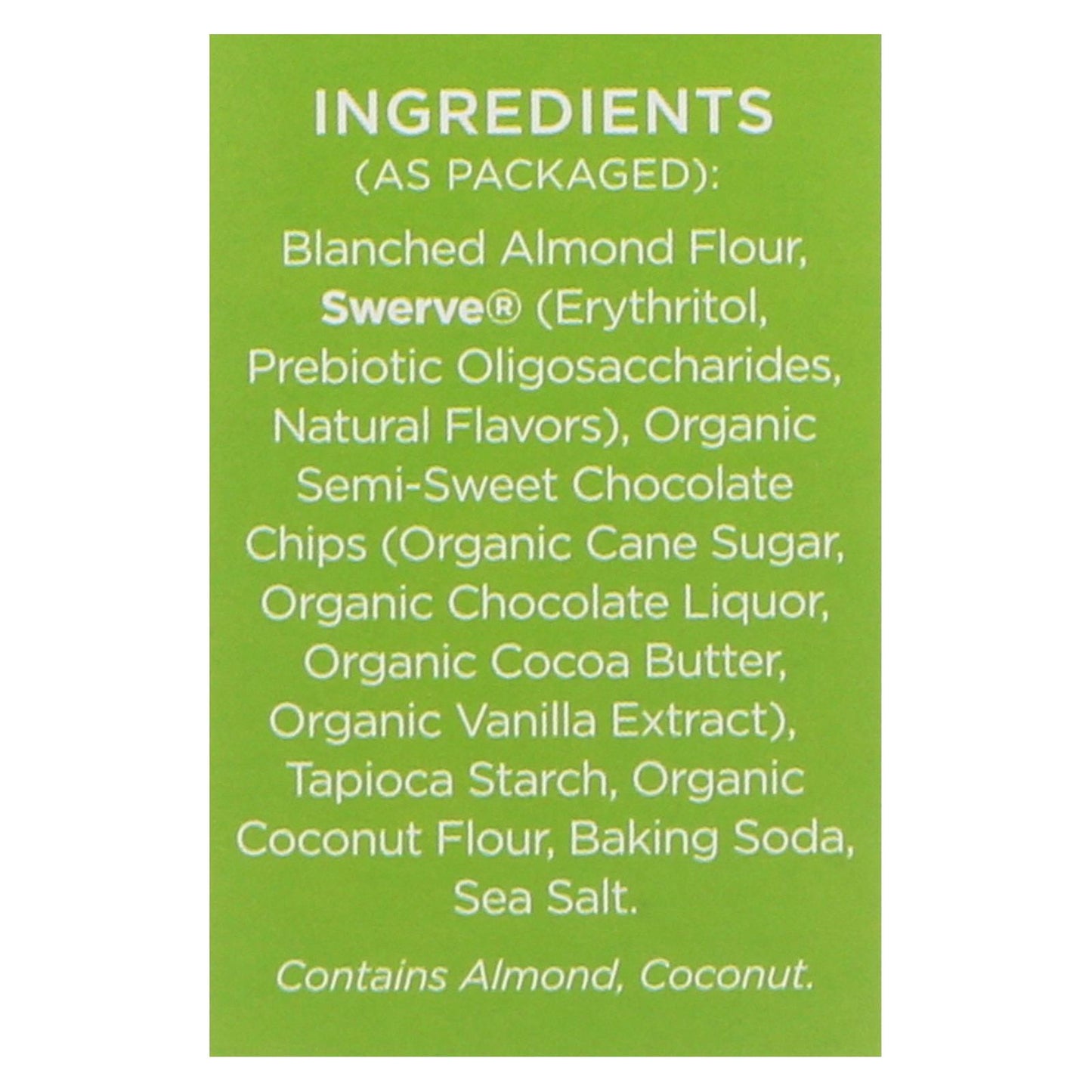 Swerve Sweets™ Chocolate Chip Cookie Mix Chocolate Chip - Case Of 6 - 9.3 Oz