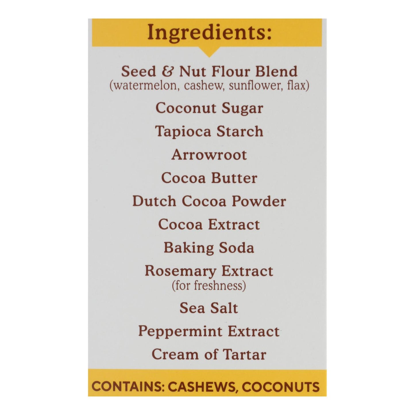 Simple Mills - Sweet Thins Chocolate Mint - Caja de 6 - 4,25 oz