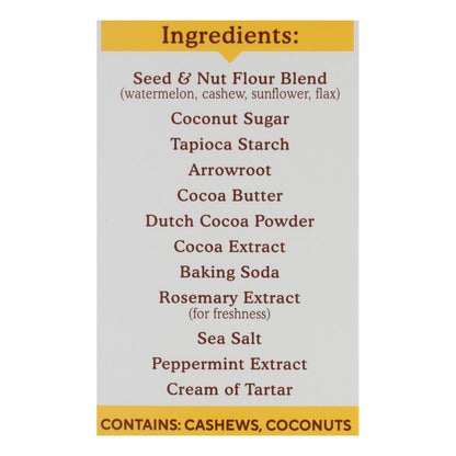 Simple Mills - Sweet Thins Chocolate Mint - Caja de 6 - 4,25 oz