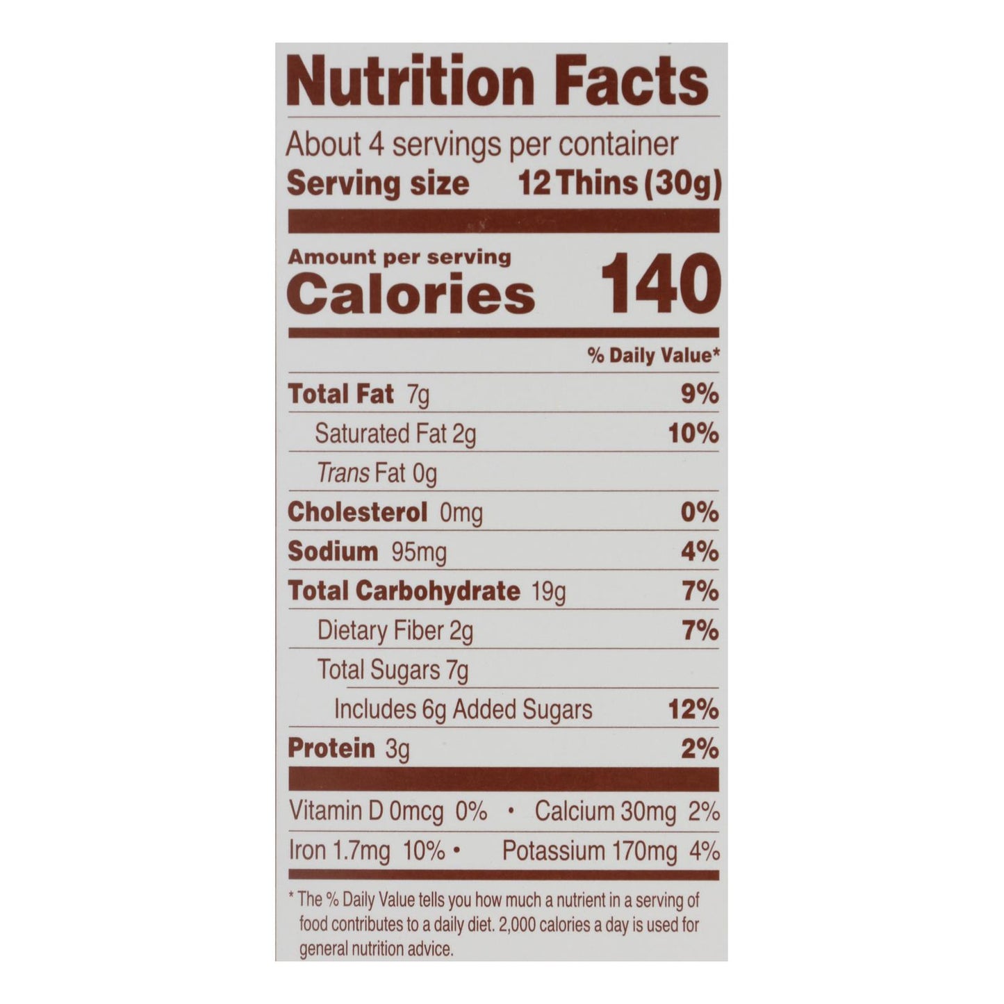 Simple Mills - Sweet Thins Chocolate Mint - Caja de 6 - 4,25 oz