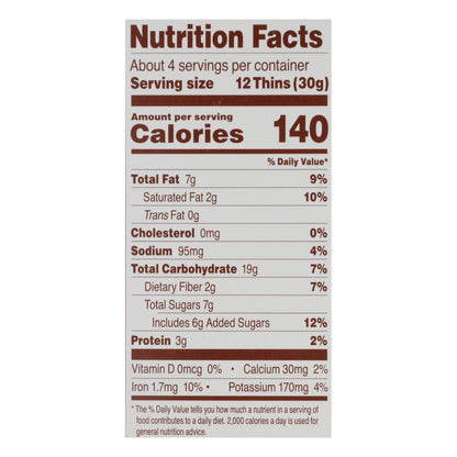 Simple Mills - Sweet Thins Chocolate Mint - Caja de 6 - 4,25 oz