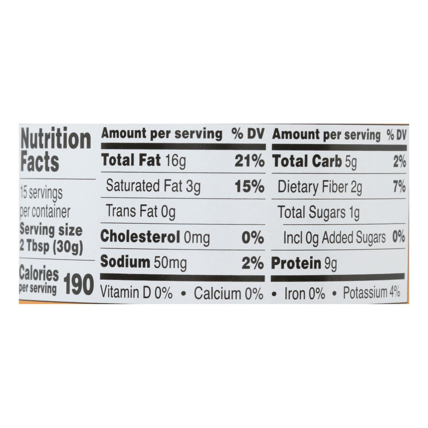 Una vez más: mantequilla de maní cremosa sin sal, caja de 6 a 16 oz