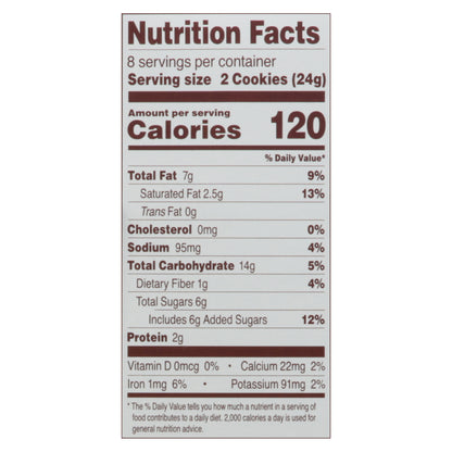 Simple Mills - Galletas tipo sándwich con crema de cacao y cacao - Caja de 8 - 6,7 oz