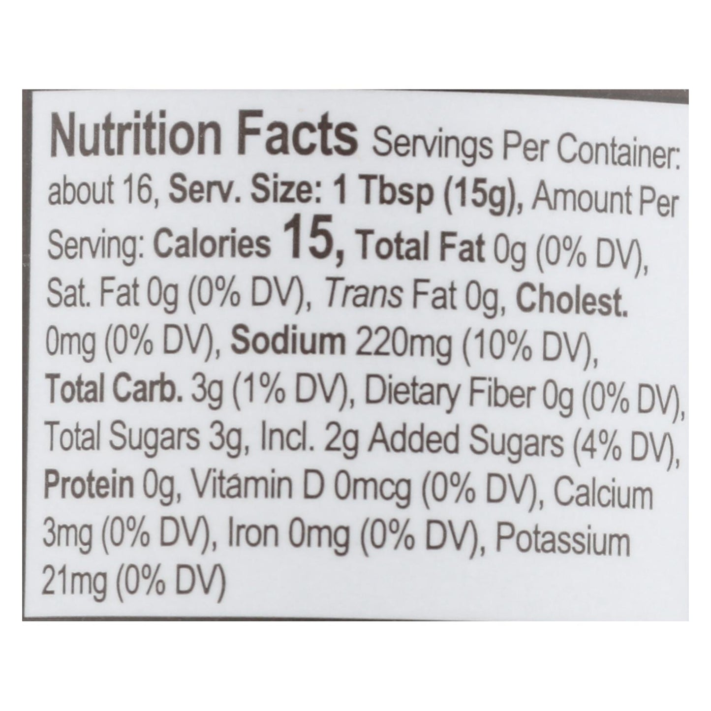 Primal Kitchen - Salsa teriyaki sin soja - Caja de 6 - 8,5 oz