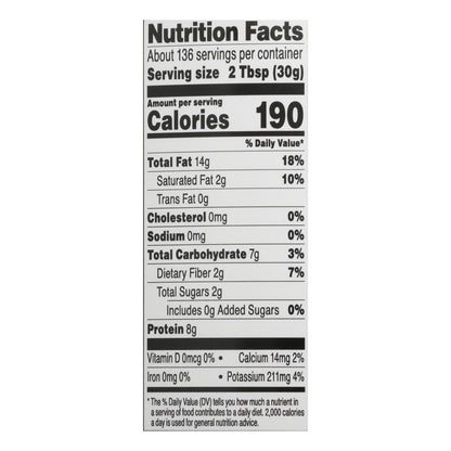 Mantequilla de maní cremosa orgánica Once Again sin sal - Artículo a granel individual - 9 lb