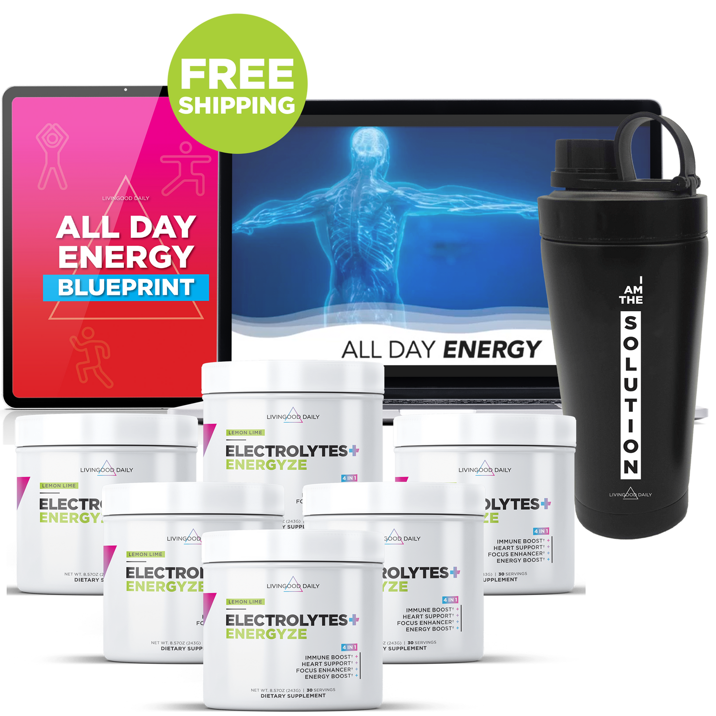 Livingood Daily Electrolytes + Energyze