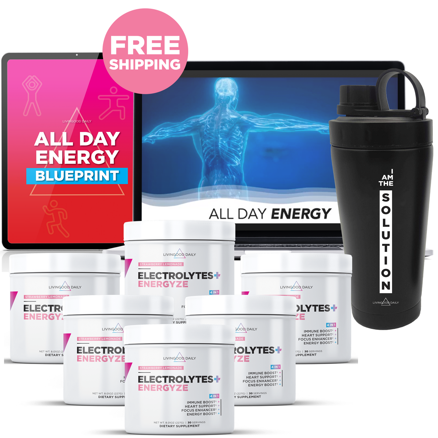 Livingood Daily Electrolytes + Energyze