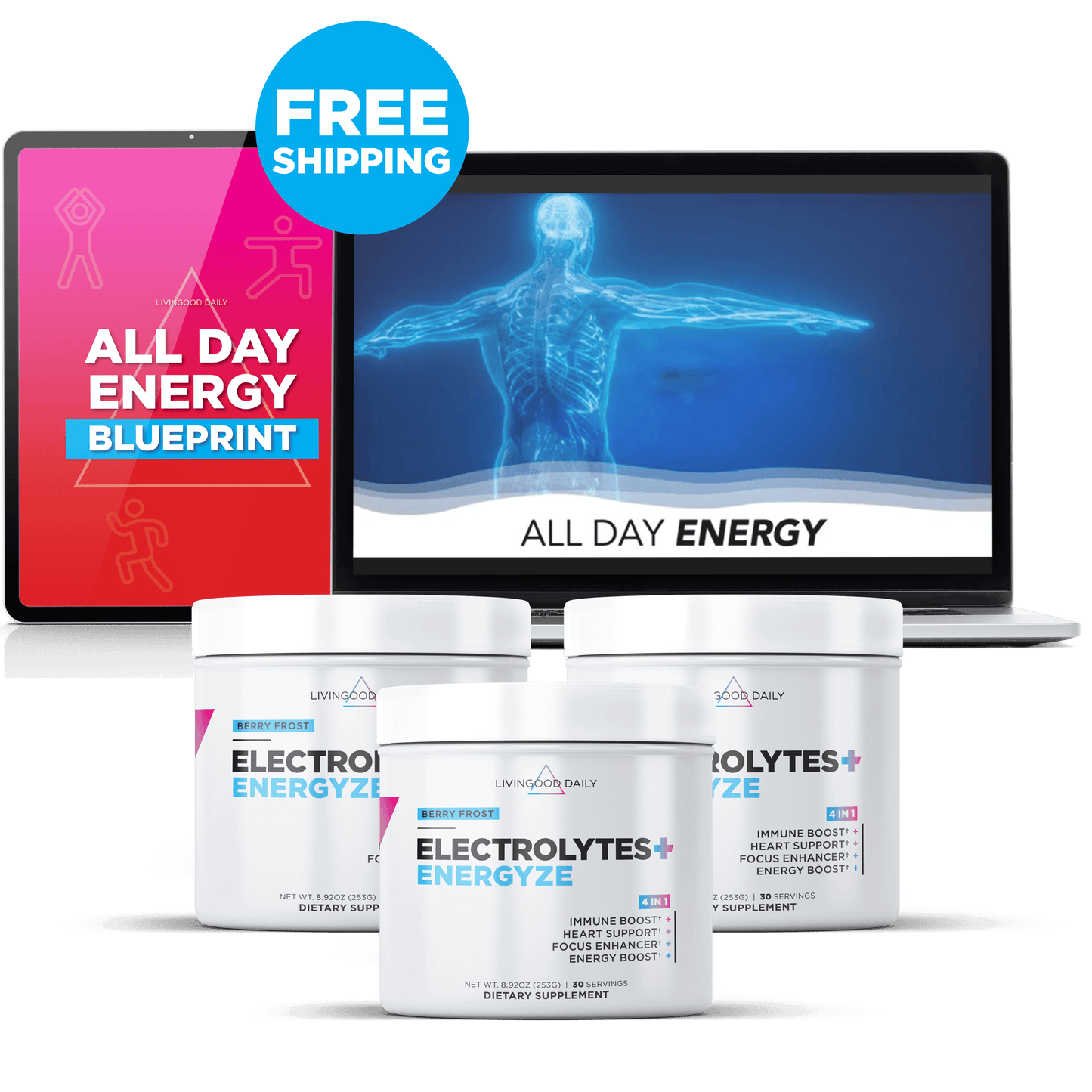 Livingood Daily Electrolytes + Energyze
