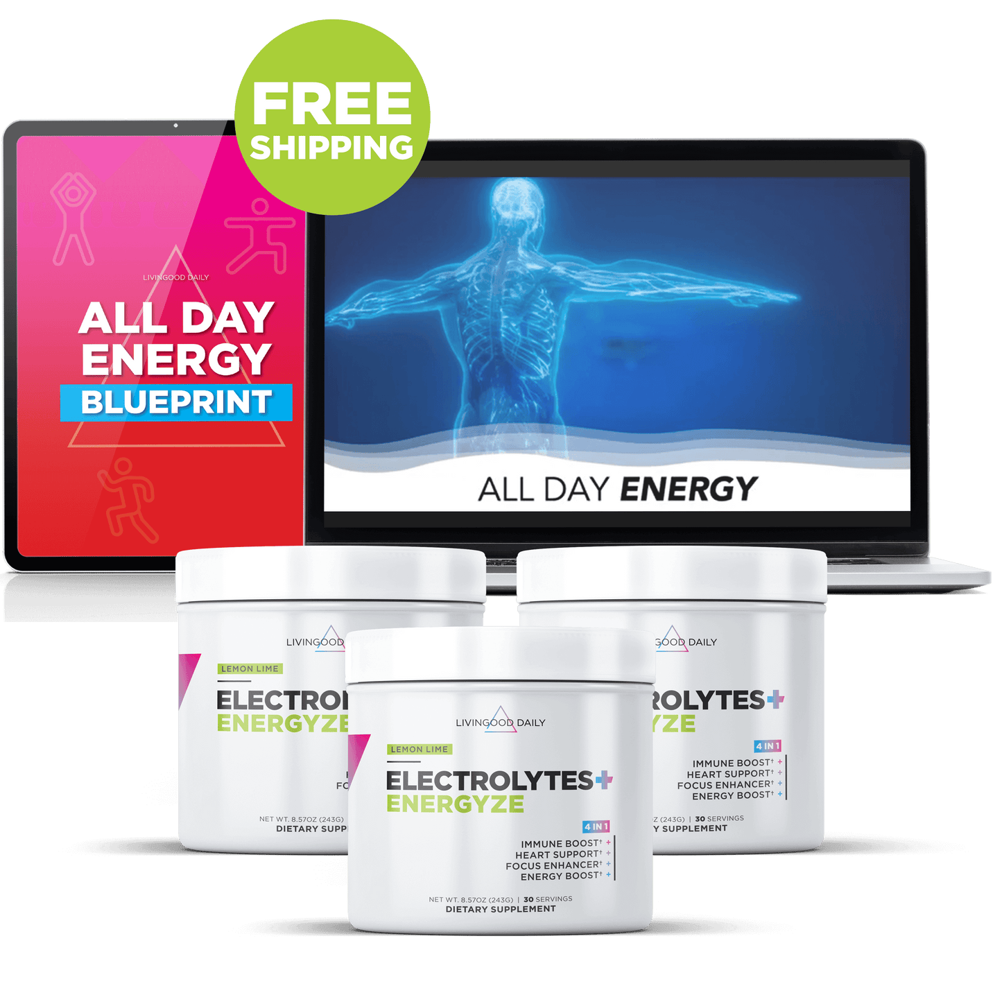 Livingood Daily Electrolytes + Energyze