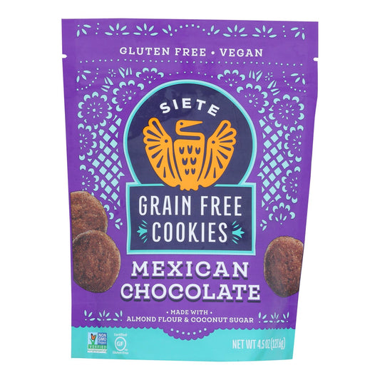Siete - Galletas de chocolate mexicanas - Caja de 10 - 4.5 oz