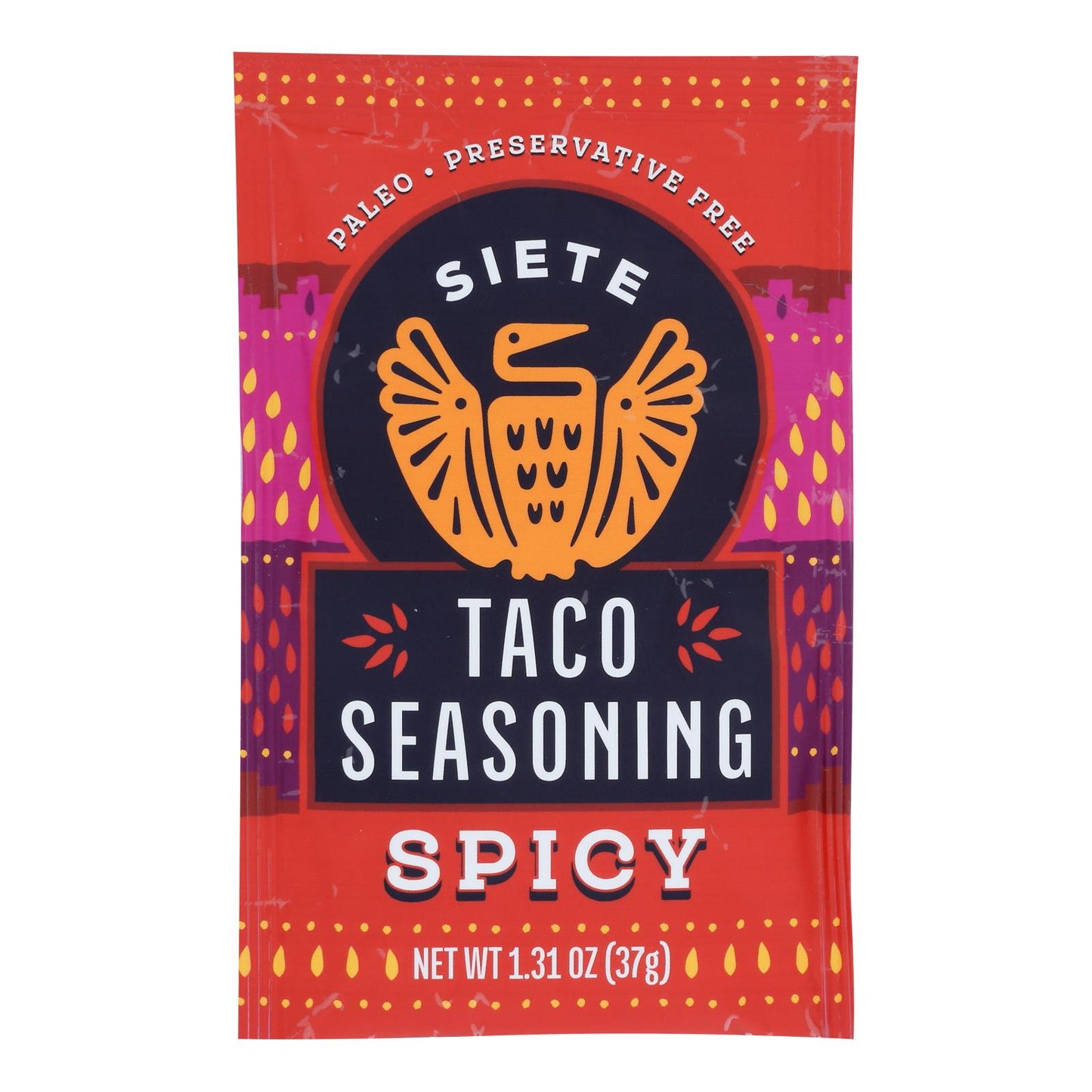 Siete - Condimento picante para tacos - Caja de 12 - 1.31 oz