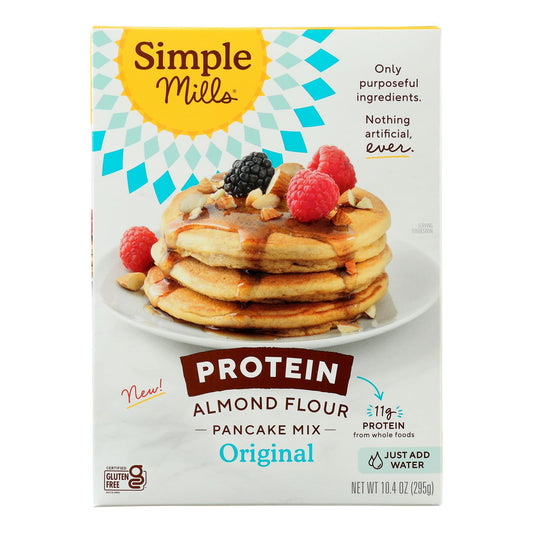 Simple Mills - Pcakemx Original Protein Almflr - Caja de 6 - 10,4 oz