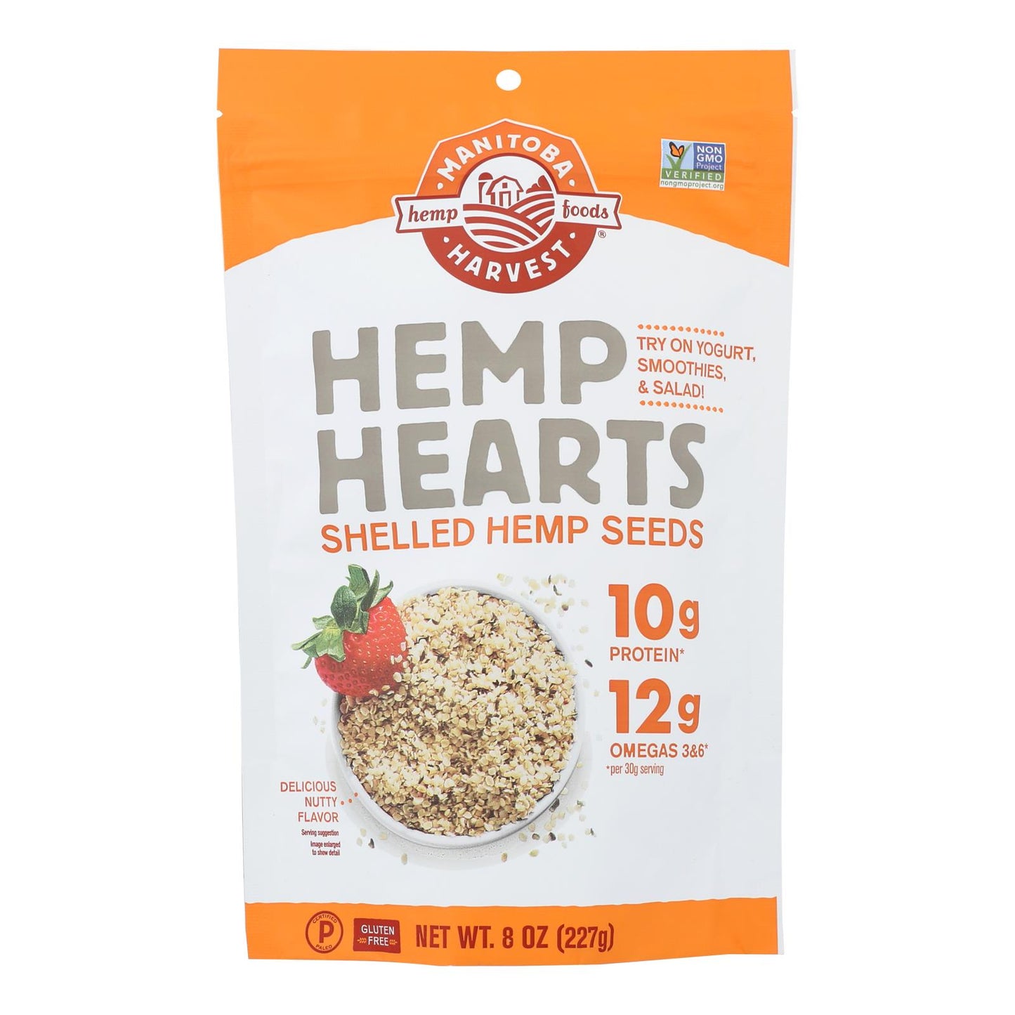 Semillas de cáñamo descascaradas Manitoba Harvest - Caja de 8 - 8 oz