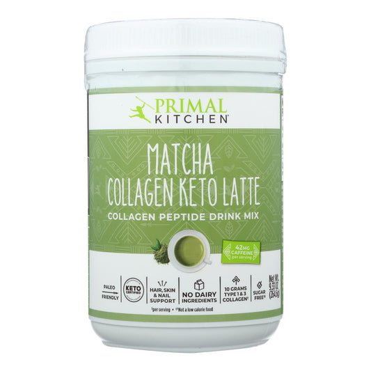 Primal Kitchen - Cllgen Keto Latte Matcha - 1 unidad de 1 a 9,33 oz