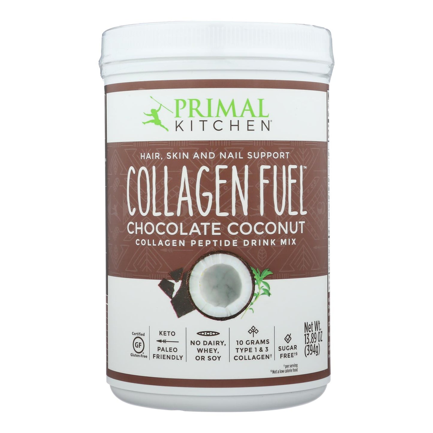 Mezcla para bebida de chocolate y coco Collagen Fuel de Primal Kitchen - 1 unidad - 13,9 oz
