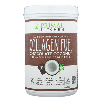 Mezcla para bebida de chocolate y coco Collagen Fuel de Primal Kitchen - 1 unidad - 13,9 oz