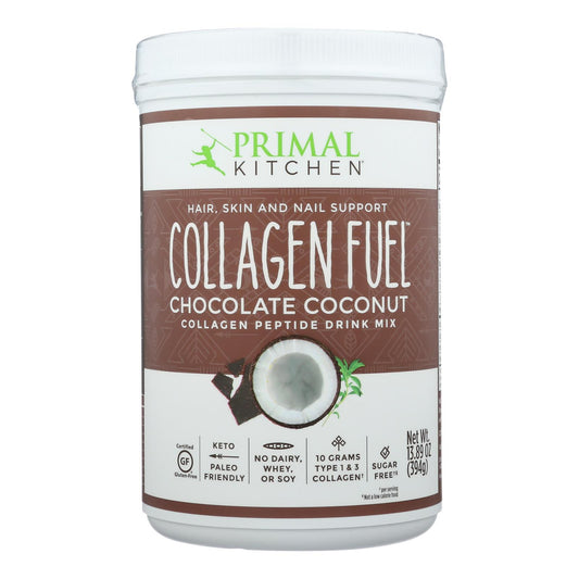 Mezcla para bebida de chocolate y coco Collagen Fuel de Primal Kitchen - 1 unidad - 13,9 oz