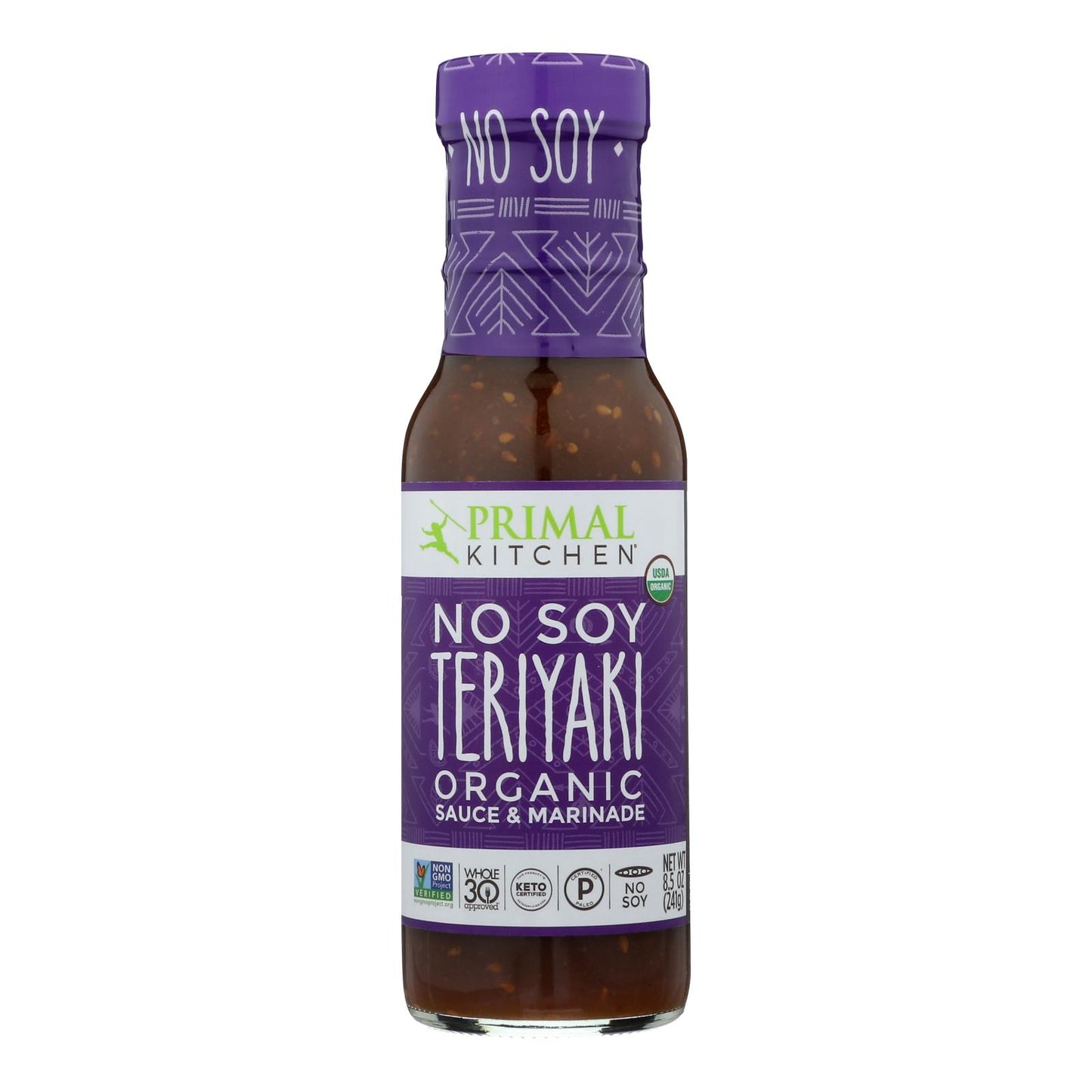 Primal Kitchen - Salsa teriyaki sin soja - Caja de 6 - 8,5 oz