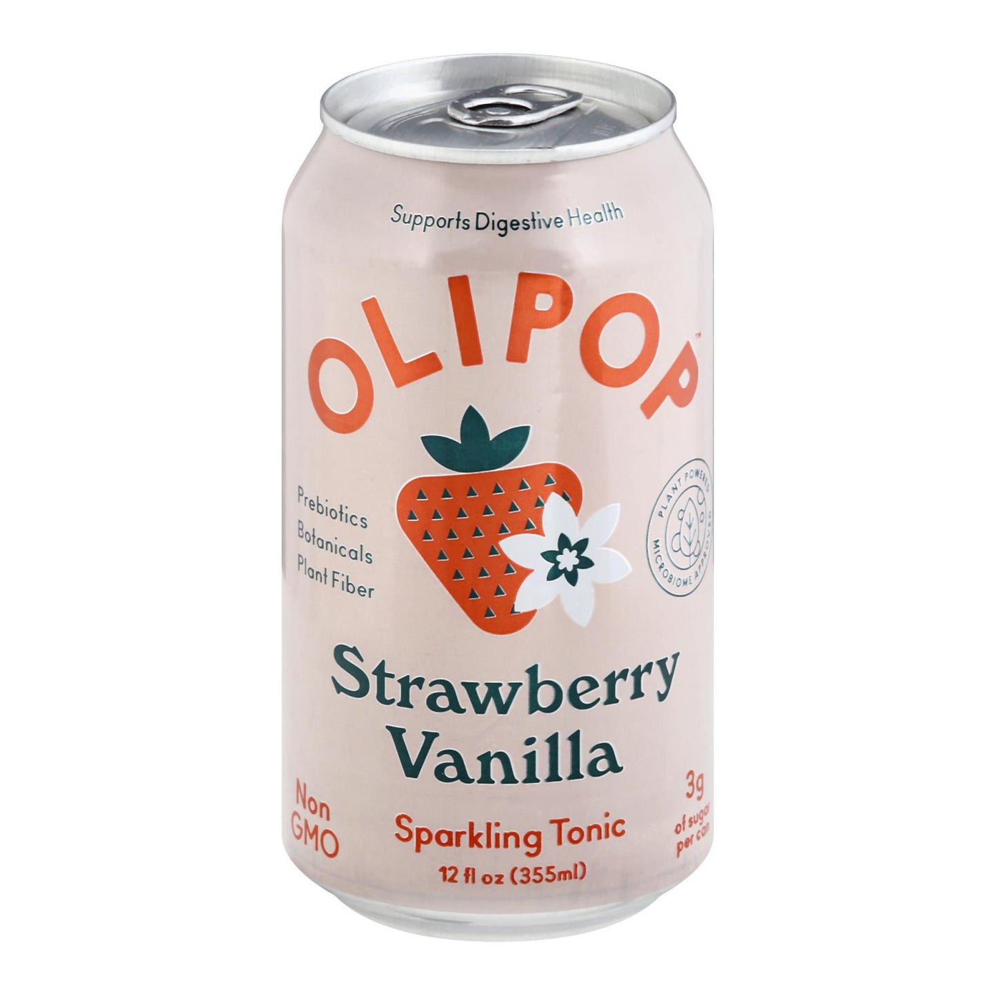 Olipop - Tónico refrescante con sabor a vainilla - Caja de 12 - 12 fz