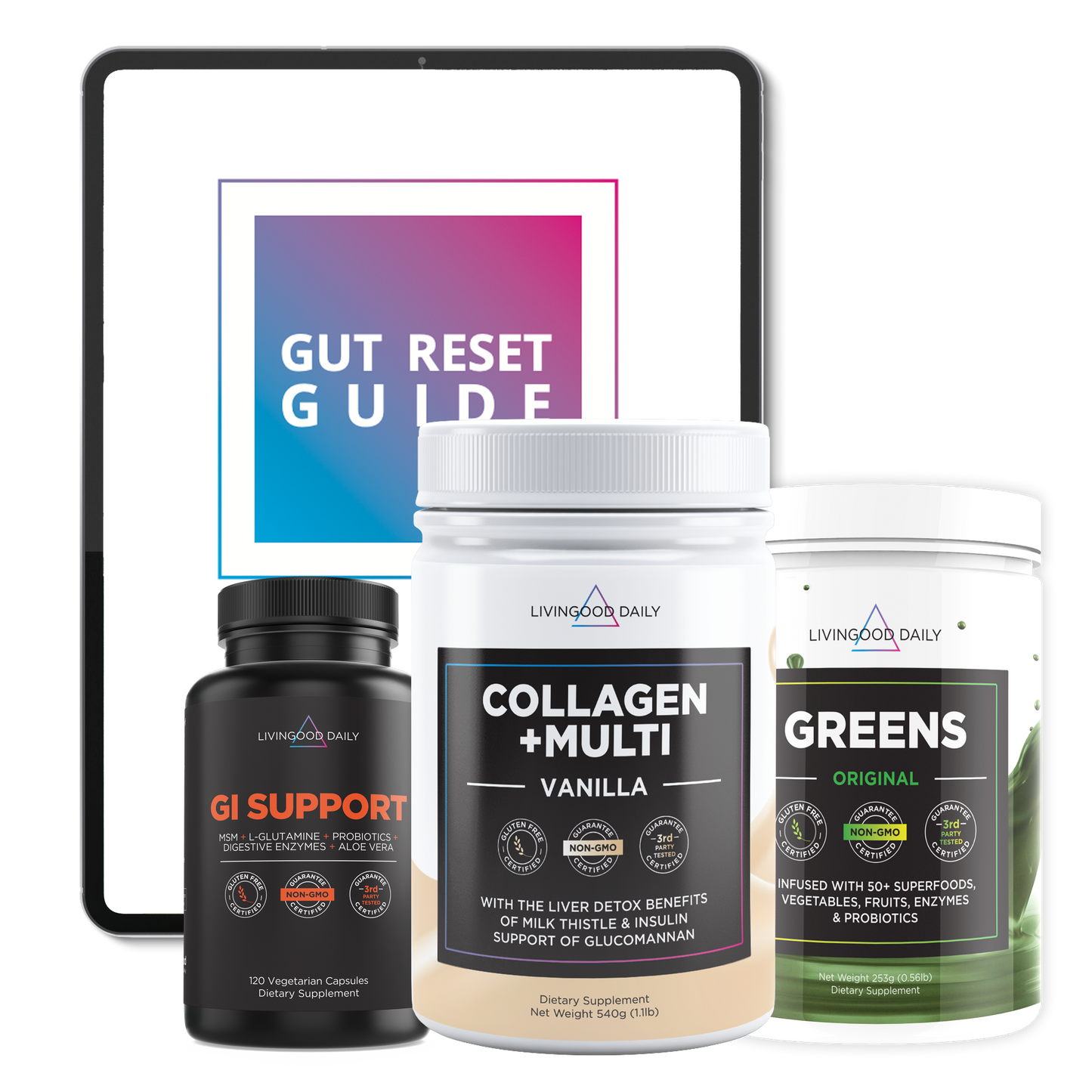 Livingood Daily Gut Reset Bundle